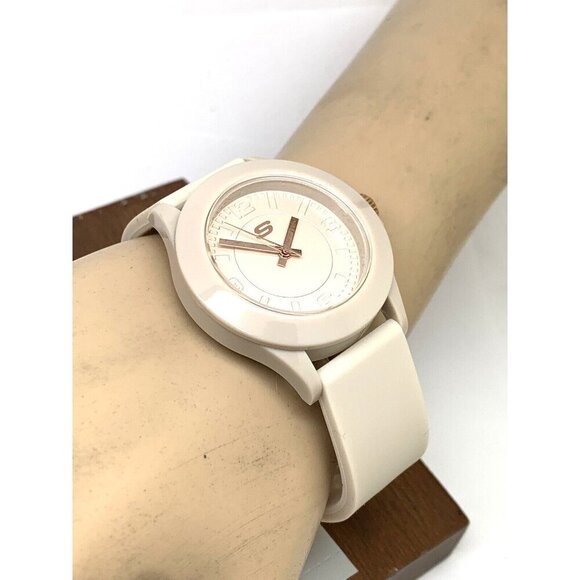 Skechers Women\'s Watch SR6172W Quartz Beige Rubber Band 40mm main image 11